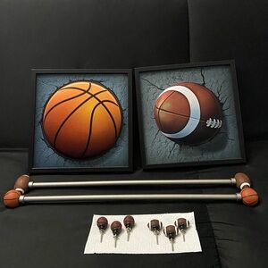 Football/Basketball room decor 🏀🏈